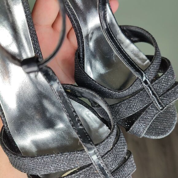 Qupid Sparkle Stiletto Heels  - Picture 6 of 13